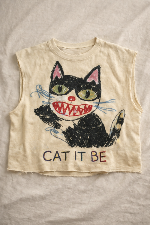 CAT IT BE - Sleeveless Tee