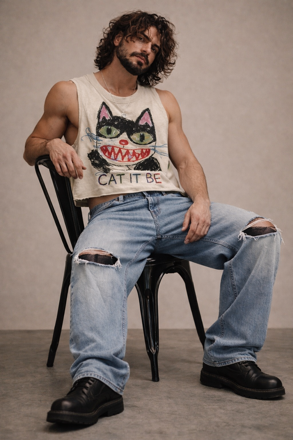 CAT IT BE - Sleeveless Tee